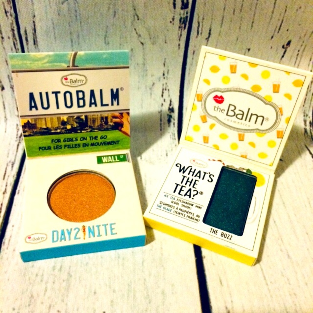2 The Balm AutoBalm & what’s the tea Eyeshadow